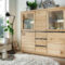 Caldera Highboard Ii, Material Massivholz, Wildeiche Geölt with regard to Highboards Caldera Highboard Ii, Material Massivholz, Wildeiche Geölt with regard to Highboards