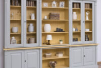 Casa Padrino Landhausstil Wohnzimmerschrank Grau / Gelb 286 X 51 X H. 228  Cm - Massivholz Schrank - Bücherschrank - Regalschrank - Landhausstil Möbel for Wohnzimmerschrank Landhausstil Casa Padrino Landhausstil Wohnzimmerschrank Grau / Gelb 286 X 51 X H. 228  Cm - Massivholz Schrank - Bücherschrank - Regalschrank - Landhausstil Möbel for Wohnzimmerschrank Landhausstil