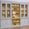 Casa Padrino Landhausstil Wohnzimmerschrank Grau / Gelb 286 X 51 X H. 228  Cm - Massivholz Schrank - Bücherschrank - Regalschrank - Landhausstil Möbel for Wohnzimmerschrank Landhausstil Casa Padrino Landhausstil Wohnzimmerschrank Grau / Gelb 286 X 51 X H. 228  Cm - Massivholz Schrank - Bücherschrank - Regalschrank - Landhausstil Möbel for Wohnzimmerschrank Landhausstil