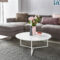 Couchtisch 80Cm Rund Weiß Matt Design Wohnzimmertisch Sofa Beistell Tisch in Kleiner Couchtisch Weiß Couchtisch 80Cm Rund Weiß Matt Design Wohnzimmertisch Sofa Beistell Tisch in Kleiner Couchtisch Weiß