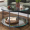 Couchtisch Finebuy Sofatisch Glas Wohnzimmertisch Ø 80 Cm Rund Tisch  Stauraum with regard to Glas Wohnzimmertisch Couchtisch Finebuy Sofatisch Glas Wohnzimmertisch Ø 80 Cm Rund Tisch  Stauraum with regard to Glas Wohnzimmertisch