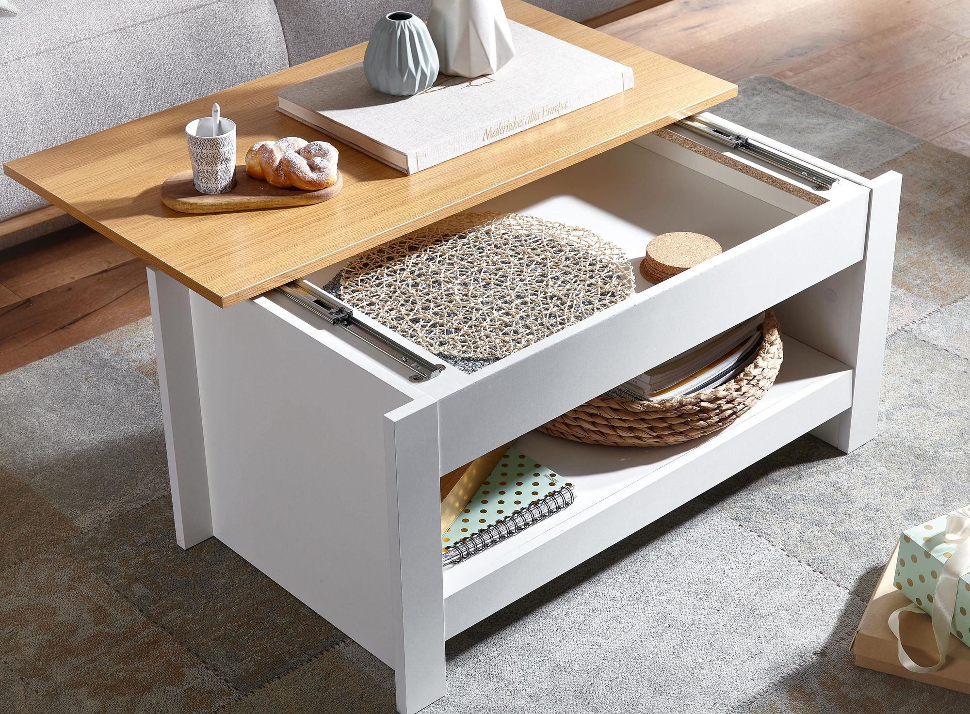 Couchtisch Finebuy Wohnzimmertisch Weiß 85X47X42Cm Sofatisch Tisch Mit  Stauraum with regard to Couchtische Weiß Couchtisch Finebuy Wohnzimmertisch Weiß 85X47X42Cm Sofatisch Tisch Mit  Stauraum with regard to Couchtische Weiß