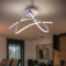Deckenleuchte Deckenlampe Schlafzimmerleuchte Designleuchte Wohnzimmer,  Modern, Stahl Silber, 1X Led 26W 1700Lm 3000K, Hxlxb 28X51X23 Cm, | Etc Shop with Deckenleuchten Wohnzimmer Modern Deckenleuchte Deckenlampe Schlafzimmerleuchte Designleuchte Wohnzimmer,  Modern, Stahl Silber, 1X Led 26W 1700Lm 3000K, Hxlxb 28X51X23 Cm, | Etc Shop With Deckenleuchten Wohnzimmer Modern