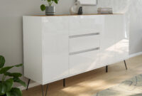 Design Sideboard Kommode Zuma 180Cm Greifraum 3 Softclose 3 Türen  Weiß/Eiche Top intended for Sideboard Kommode Design Sideboard Kommode Zuma 180Cm Greifraum 3 Softclose 3 Türen  Weiß/Eiche Top intended for Sideboard Kommode