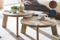 Finebuy Couchtisch Set Rund Holz Massiv Wohnzimmertisch 2 Teilig for Wohnzimmertisch Holz Rund Finebuy Couchtisch Set Rund Holz Massiv Wohnzimmertisch 2 Teilig for Wohnzimmertisch Holz Rund