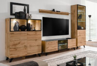 Formera Tv Wohnzimmerwand Turin, Wotan Eiche, Schrankwand, Wohnzimmerwand,  Anbauwand inside Wohnzimmerwand