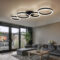 Led Deckenleuchte, Ring-Design, Schwarz Matt, L 88,5 Cm within Wohnzimmerlampe Led Deckenleuchte, Ring Design, Schwarz Matt, L 88,5 Cm Within Wohnzimmerlampe