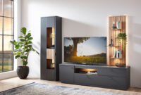 Mariara Von Ideal Möbel - Wohnwand 37 Grau/ Eiche Artisan Staboptik inside Wohnwand Wohnzimmer Mariara Von Ideal Möbel - Wohnwand 37 Grau/ Eiche Artisan Staboptik inside Wohnwand Wohnzimmer