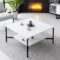Modern Chic Couchtisch | Woody Fashion | Metallbeine | 80X80X40 Cm | Weiß  Schwarz with regard to Couchtisch Weiß Schwarz Modern Chic Couchtisch | Woody Fashion | Metallbeine | 80X80X40 Cm | Weiß  Schwarz with regard to Couchtisch Weiß Schwarz