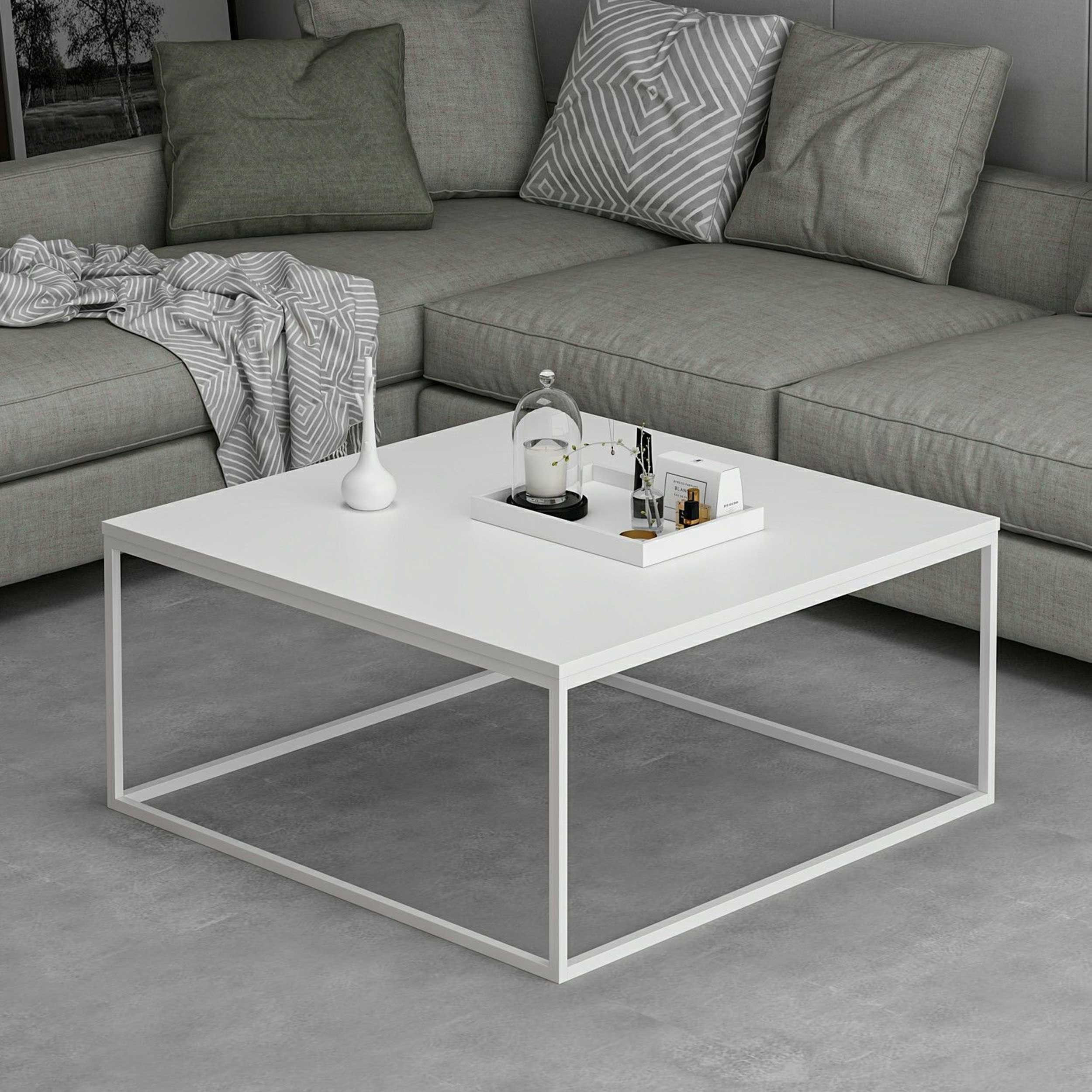Moderner Weißer Couchtisch - Woody Fashion 90X42X90 intended for Couchtisch Weiß Moderner Weißer Couchtisch - Woody Fashion 90X42X90 intended for Couchtisch Weiß