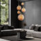Pendellampe Hängeleuchte Esszimmerlampe Moderne Clusterleuchte 5-Flammig,  Glaskugel, Metall Amber, 5X E27 Fassung, Dxh 60X375 Cm, | Etc Shop for Wohnzimmer Hängelampe Modern Pendellampe Hängeleuchte Esszimmerlampe Moderne Clusterleuchte 5-Flammig,  Glaskugel, Metall Amber, 5X E27 Fassung, Dxh 60X375 Cm, | Etc Shop for Wohnzimmer Hängelampe Modern