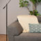 Schwarze Leselampe Stehend Led Dimmbar 1X9W 3000K regarding Leselampe Wohnzimmer Schwarze Leselampe Stehend Led Dimmbar 1X9W 3000K Regarding Leselampe Wohnzimmer
