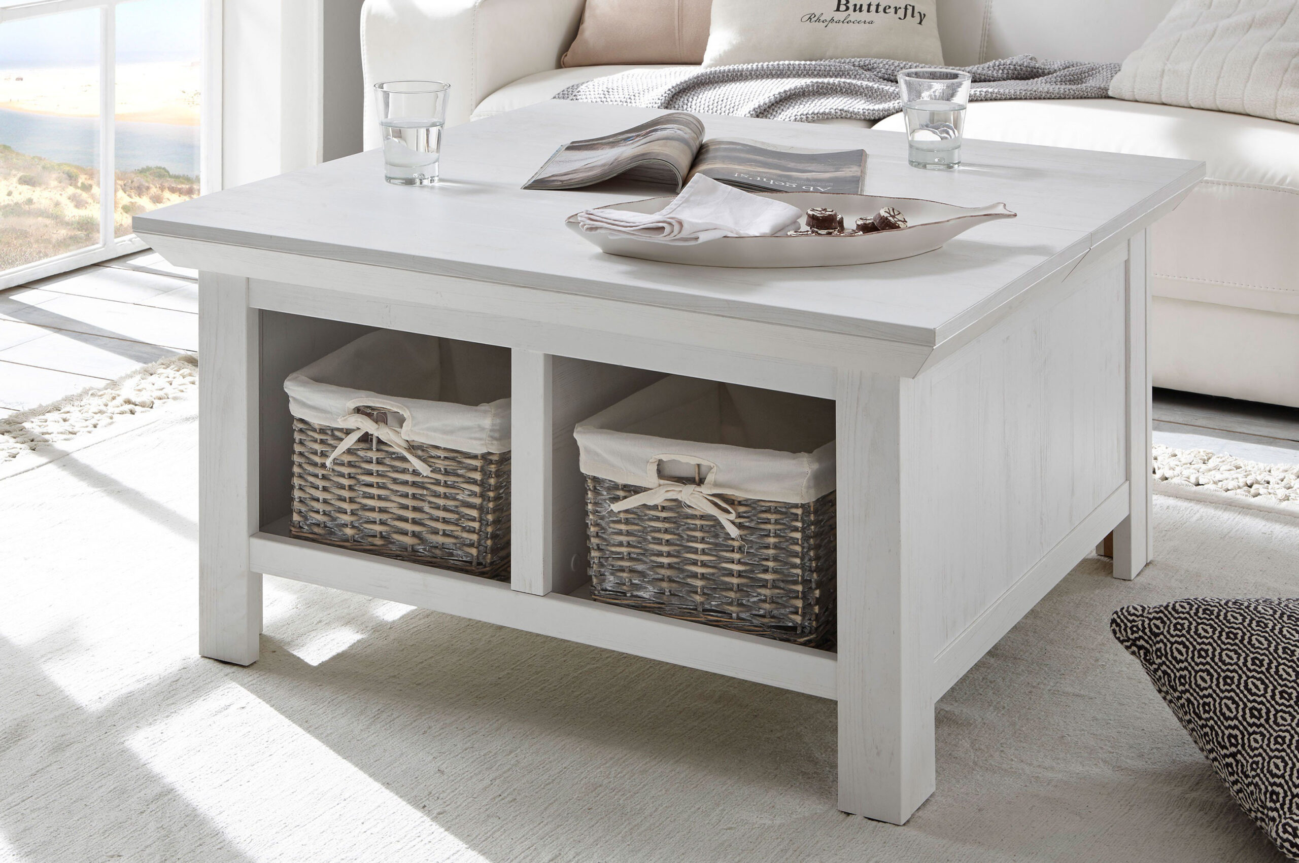Westerland Von Imv Steinheim - Couchtisch In Pinie Weiß throughout Couchtische Weiß Westerland Von Imv Steinheim - Couchtisch In Pinie Weiß Throughout Couchtische Weiß