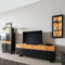 Wohnzimmer Tv Möbel Londa Standardausführung inside Wohnwand Holz Schwarz Wohnzimmer Tv Möbel Londa Standardausführung Inside Wohnwand Holz Schwarz