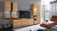 Contemporary Tv Wall Unit - Kanto - Musterring - Oak / Modular intended for Musterring Wohnwand